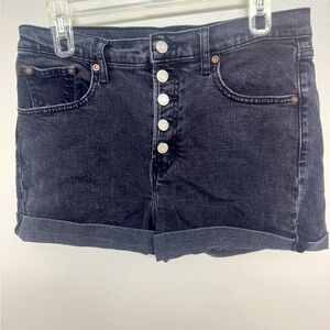 GAP Black Jean Shorts